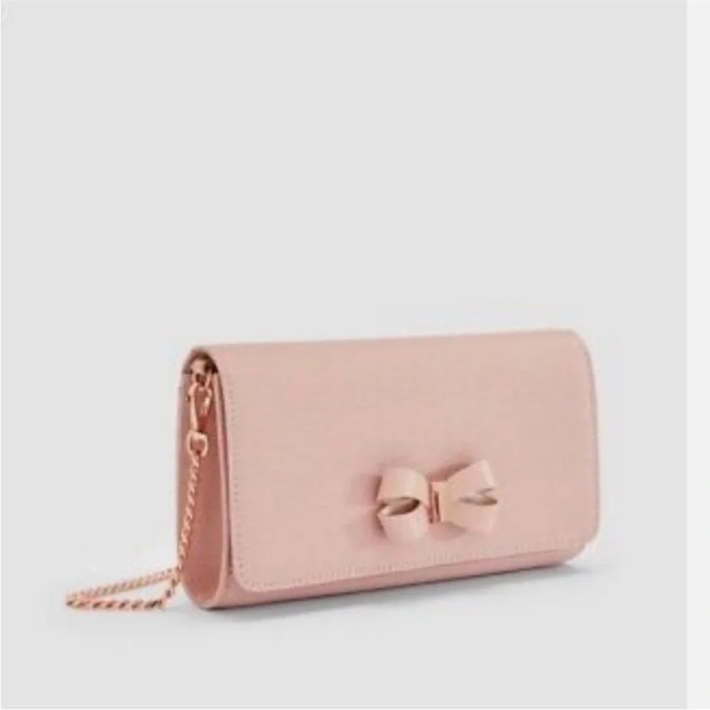 Ted Baker Matinee Pink Bow Chain Crossbody